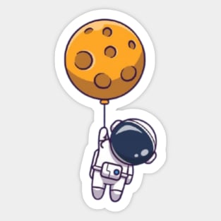 Planet balloon Sticker